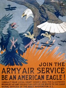 Liity armeijan ilmapalveluun, ole amerikkalainen kotka!, n. 1917